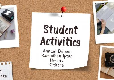Student Activity: Dinner/ Iftar/ Hi-Tea